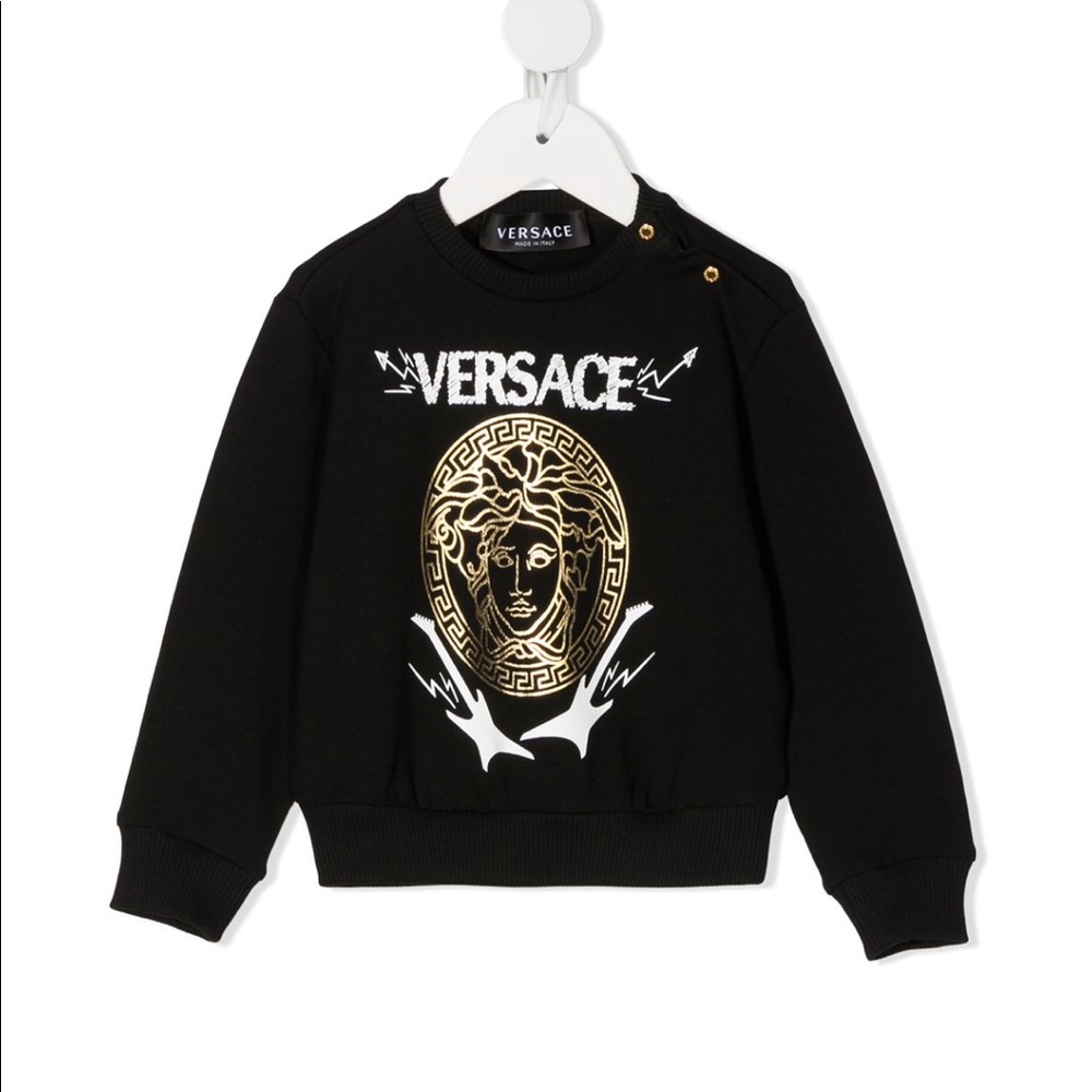 Young Versace Medusa print sweatshirt! 18 months